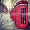 Red antique london public telephone booth decoration for sale made by chinese manufacture