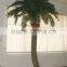 Home garden edging decorative 5ft to 16ft Height outdoor artificial green plastic king palm leaf products EDS06 0801