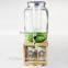 Hot Sale Green Painting Yokrshire Dispenser and Mason Jar Set