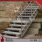Natural galvanized stair treads