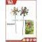 Colorful Ruffled Garden Ornament Spinner Wind