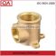 Pipe female fitting brass 2 way elbow