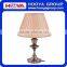 13" Antique Brass Bedside Table Lamp w/ LED Bulb Champagne Bedroom Night Light