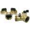 Zinc metal casting y garden water hose valve
