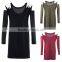 Latest design fashion extra long t-shirt with full sleeve