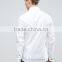 New Design Long Sleeve Cutaway Collar Mens Pre-Shrunk 97% Cotton 3% Elastane Lightweight Check Skinny Fit Casual White Shirts