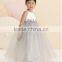 cute baby strap tulle flower ball gown flower girl dress