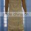 latest machine crocheted ladies sleeveless long evening dress