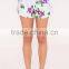 Custom Print Women Floral Print Grey Full Printing Flowers Ladies Pyjama Set Digital Printed Pajama Set