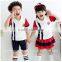 China Wholesale Boys and Girls Customised Cotton Summer School Uniform Design With Pictures Short Sleeves T-shirts Trouser Skirt