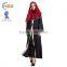 Zakiyyah E007 Dubai butterfly abaya models wrapped cardigan abaya black free size stone work