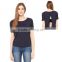 Bella+Canvas Women's Flowy Open Back Tee - has a relaxed, drapey fit, open back and comes with your logo