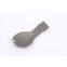 titanium folding spork ultra-light outdoor camping tableware spoon portable