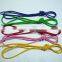 Hot sale top quality colored flat decorative elastic cord 3mm