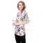 China factory best-selling lady floral print blouse