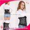 woman body shaper lace mesh waist trainer cincher corset sexy black waist corset