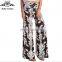 High Quality Summer Casual High Waist Printed Palazzo Wide Leg Sweat Harem Women's Pants