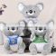 Cheap Cartoon Pink And Grey Stuffed Plush Koala Toys Wholesale Kids Soft Plush Koala Bear