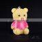 fashion style cute cartoon vinyl doll key chain pendant Teddy Bear keychain
