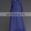 T-D052 Vintage Style Long Sleeve Solid Color Chiffon Women Maxi Dresses