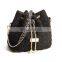 Fashion Checked and Chains Design Women's Shoulder Bag