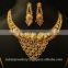 Gold plated bridal jewelry necklace sets manufacturer, Gold plated wedding jewellery necklace set exporter