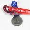 Metal medal with gym ribbon aerobics medal