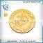 Promotional gift zinc alloy custom fake gold coins