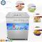 Made in China Double Round Flat Pan Thailand Fry Ice Cream Machine Fried Ice Cream Roll making machine