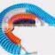 GOGO ATCOutside diameter 6mm inside diameter 4mm PU6*4 pu coil hose length 15m + Quick Connector pneumatic spring pu spiral tube