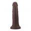 Strap-on Silicone Dildo Simple Silicone Dildo without ballsSex Adjustable Harness Black gold dildo