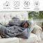 Versatile Microfiber Polyester Fabric Fluffy Lightweight Durable Wearable Sherpa Blanket