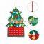 high quality eco friendly  christmas felt shapes with Ornament Set for kids