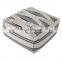 Home decorative products pieces whited tufted woven square ottoman cover moroccan ottoman pouf big size