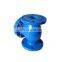 din standard ductile cast iron ggg50 di double flanged flexible swing check valve dn100 pn16