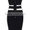 Summer Dress 2016 New Fashion Women Olive Elegant Luury Bodycon Sey Bandage Dresses Bandage Bodycon Women Wearing