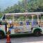 cheap smooth shape customizable China Made 18 seater gasoline car