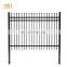 Garden decorative security powder coated veranda iron fence design prefab wrought iron fence panels