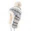 Women Knitted Ear Protection Hat Female Ear Warm Cap Lei Feng Cap Outdoor Autumn Winter Knitted Imitation Rabbit Hair Inner Hat