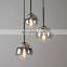 Nordic Glass Minimalist Modern Pendant Light Designer Gradient Bubble Glass Led Pendant Light