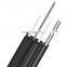 G657A1 G657A2 LSZH 3mm steels flat SM singlemode fiber optic cable with steel messenger drop fiber optic cable