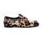 New fashion design for ladies leopard print flat shoes women comfortable leopard print sandals shoe (LAJft0005)