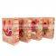 Customize Kraft Christmas Kraft Gift Paper Sweet Bag With Ribbon Handle