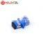 MT-1032-DC-SC Wholesale Blue Fiber Optic SC Female Connector Singlemode SC UPC Simplex Adapter With Flip Type Dust Cover