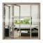 Aluminum folding doors double glass bi fold doors with certification