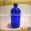 16oz blue boston glass bottle