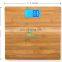 New bamboo platform electric kitchen weighing food scale