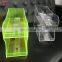 acrylic pusher display custom clear acrylic snacks dispenser