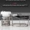 Ergonomic Design Salon Shampoo Station, Salon Hair Wash Chairs, PU Leather Shampoo Bed With Ceramic Bowl