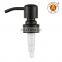 Custom Logo 24/410 silver lotion pump Soap Black Gold Matte Lotion Pump Bottle For Shower Gel
